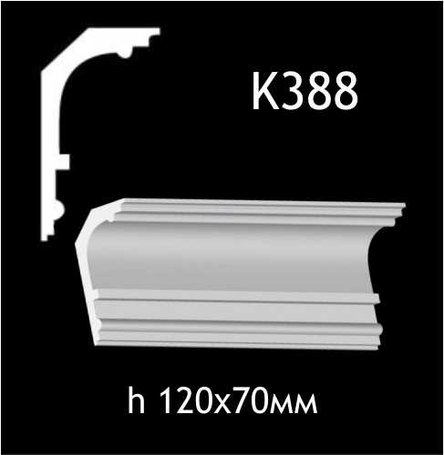 Taklist i gips K388
