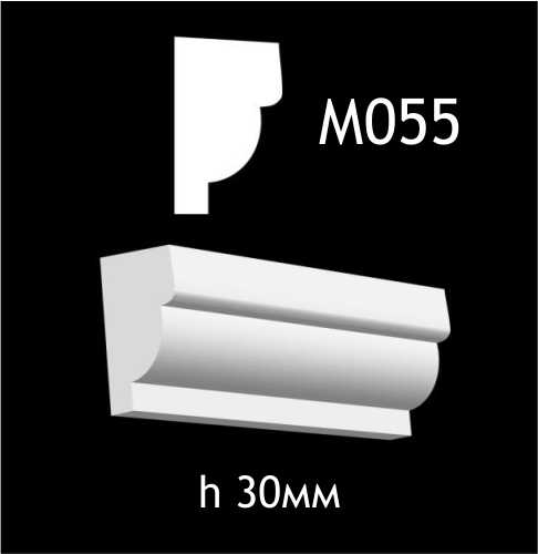 Dekorlist i gips M055