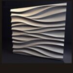 3D-gipspanel Bølge