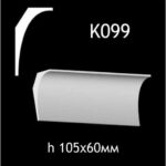 Taklist i gips K099