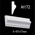 Dekorlist i gips M172