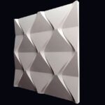 3D-gipspanel Pyramider