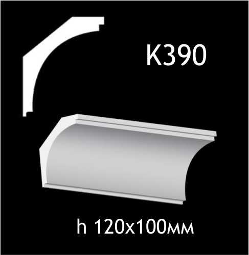 Taklist i gips K390