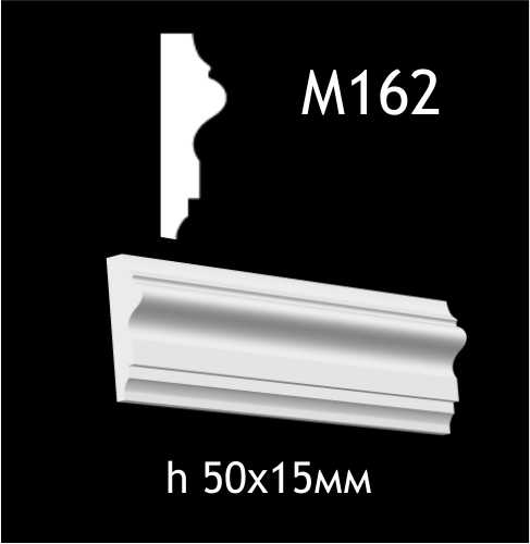 Dekorlist i gips M162