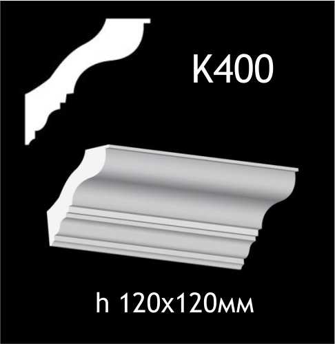 Taklist i gips K400