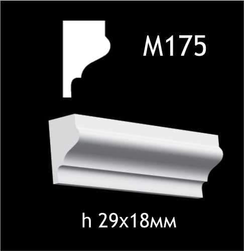 Dekorlist i gips M175