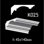 Taklist i gips K025