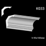Taklist i gips K033