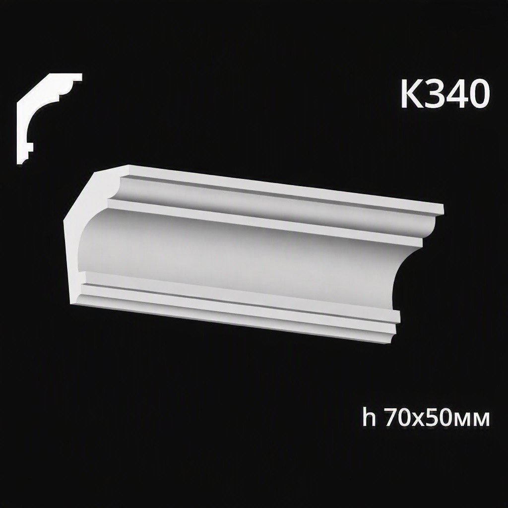 Taklist i gips K340
