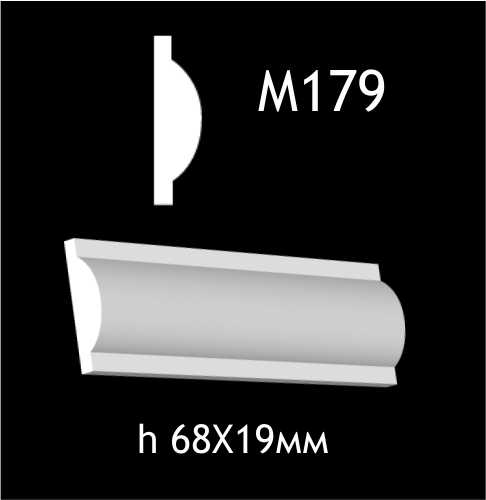 Dekorlist i gips M179