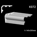 Taklist i gips K072
