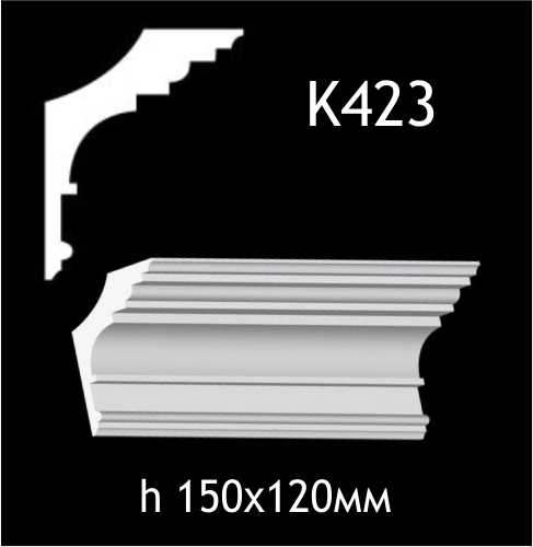 Taklist i gips K423