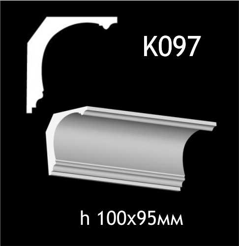 Taklist i gips K097