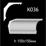 Taklist i gips K036