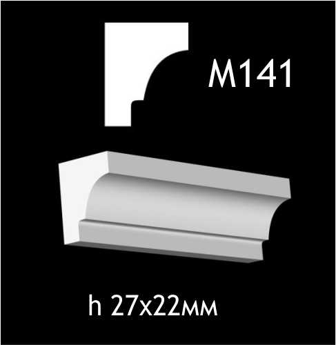 Dekorlist i gips M141