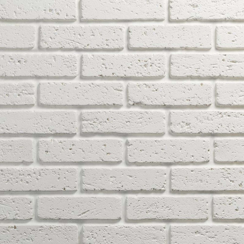 Gipsflis Travertin – hvit 210 mm